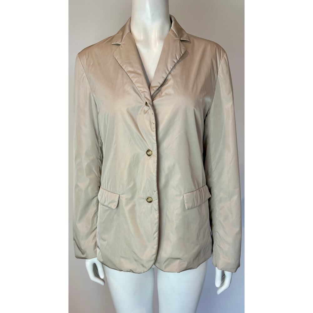 1990s Prada Off-White Puffer Jacket